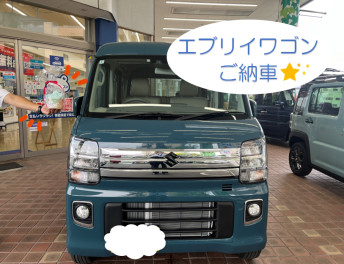 エブリイワゴンご納車させて頂きました！